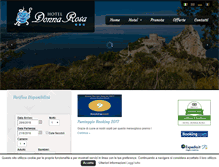 Tablet Screenshot of hoteldonnarosa.it